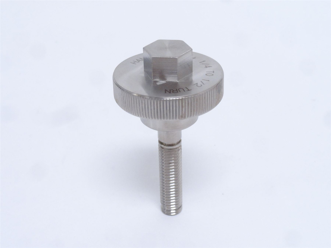 Baader 6252486040; Knurl Knob; SS;  M1 x 1.5 Shank Threads