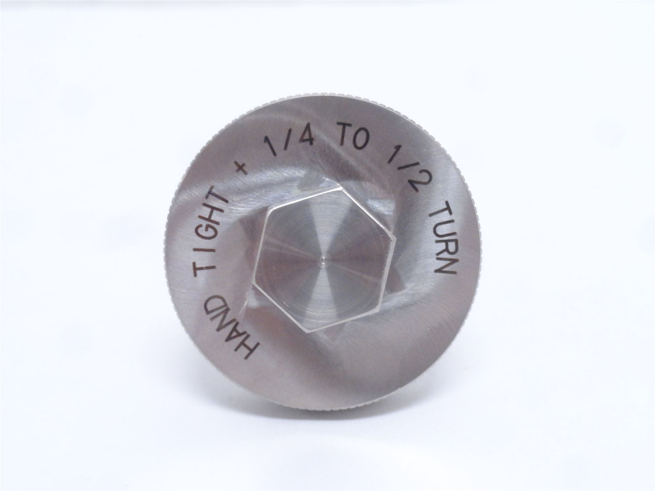 Baader 6252486040; Knurl Knob; SS;  M1 x 1.5 Shank Threads