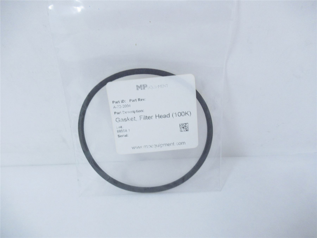 MP Equipment A-72-2004; Gasket Filter Head (100K)