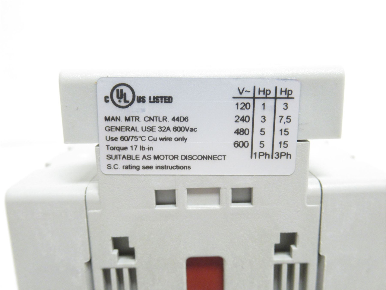 Allen-Bradley 194E-E32-1753; IEC Load Switch; 32A; 600VAC; 3P