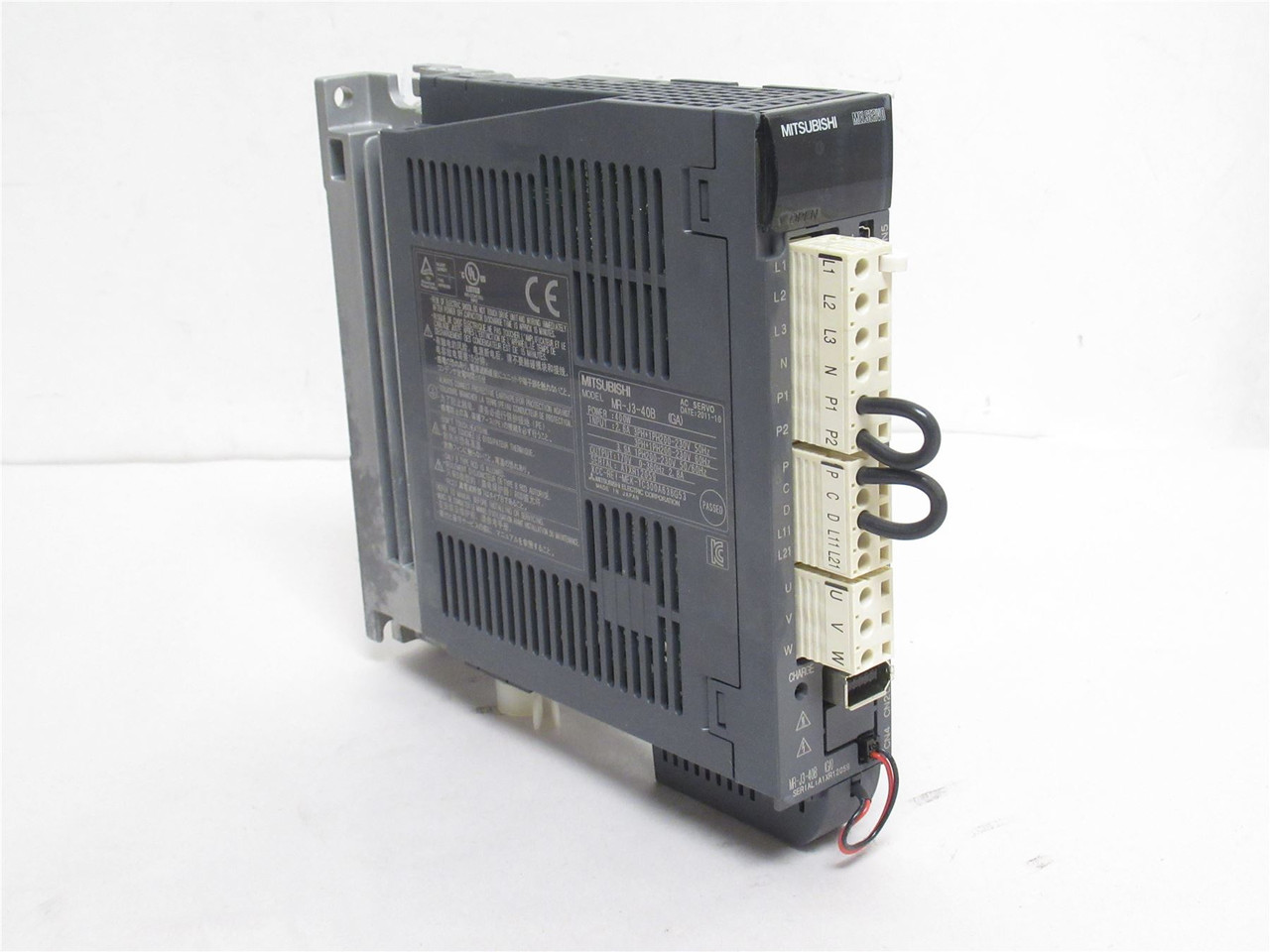 Mitsubishi MR-J3-40B; AC Servo Amplifier 1PH; 200-230VAC; 400W