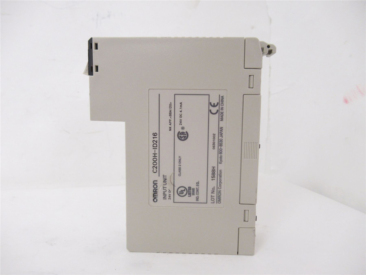 Omron C200H-ID216; Input Module; 24VDC; 32 Channel