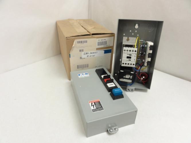 Eaton ECX09C1QHA; Starter 9A 3P 600VAC; Coil: 24V