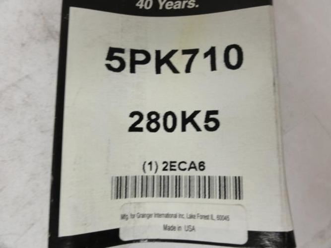 Bando 5PK710; Serpentine Belt; Industry Number 280K5