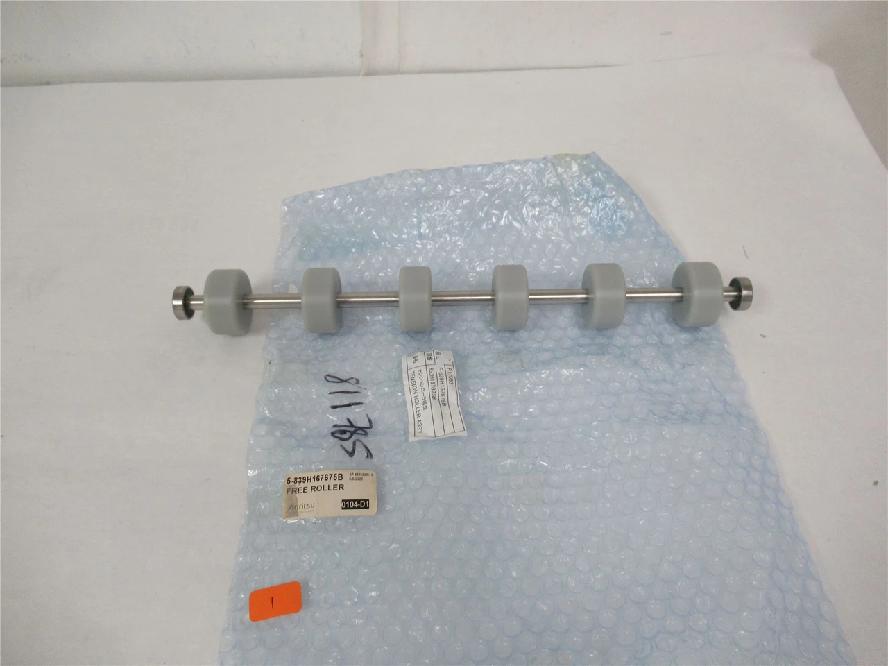 Anritsu 5-839H167675B; Tension Roller Assembly (Free Roller)