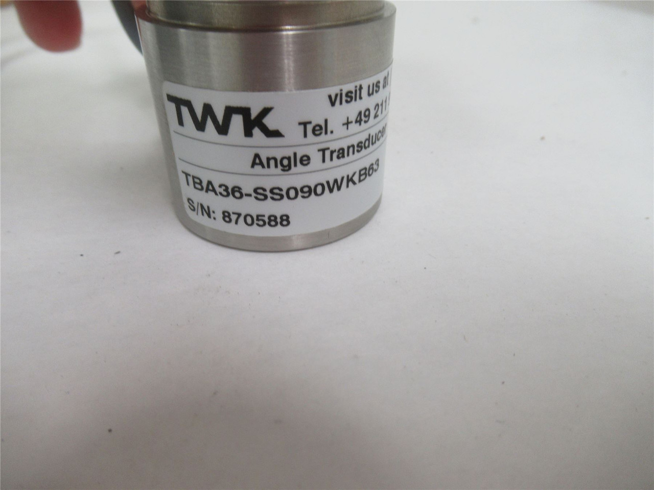 TWK TBA36-SS090WKB63; Absolute Rotary Encoder 36mm SS Housing