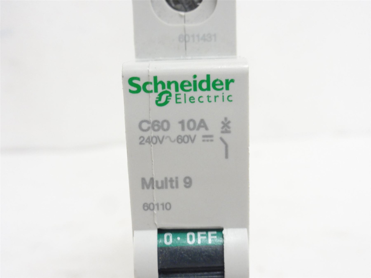 Schneider 60110; Magnetic Circuit Breaker; 10A; 1P; 240VAC