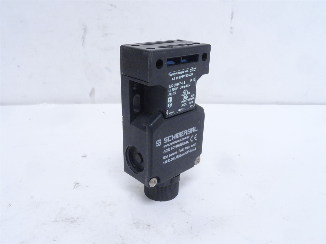 Schmersal AZ-16-02ZVRK-M20; Safety Limit Switch 15A; 500VAC