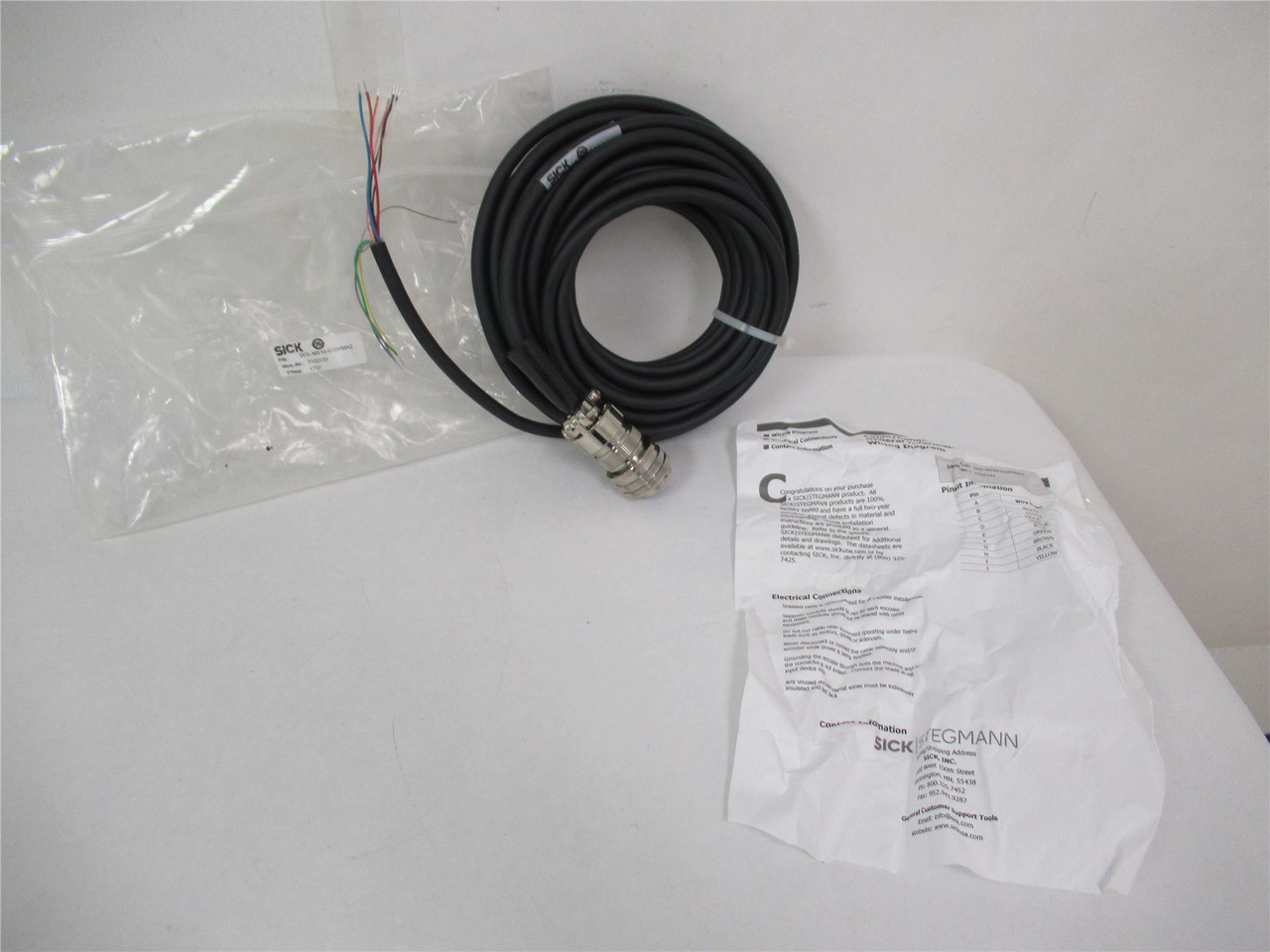 SICK DOL-MS10-G10MMA2; Cable 10 POS Female To Wire 32.8'