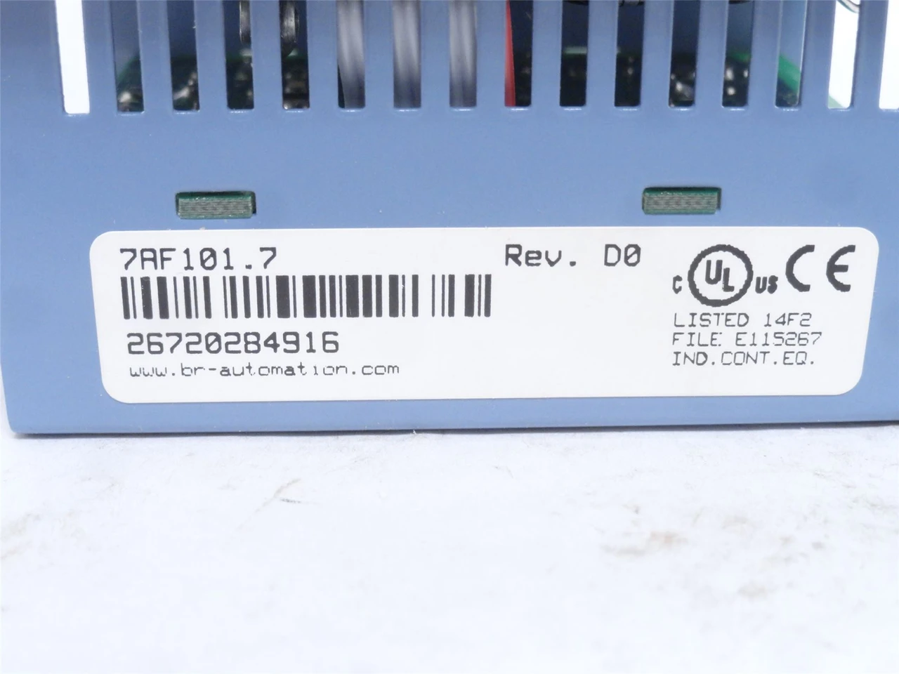 B and R 7AF101.7; Analog Interface Module 4 Slots