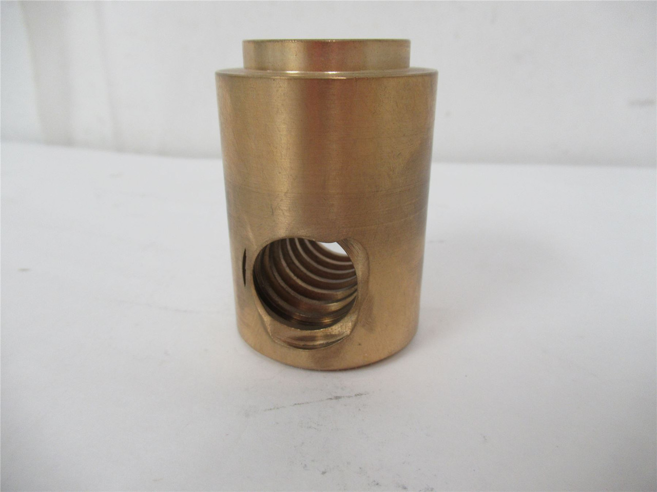 Marel 672433; NUT;F/WING CUTTER;HIGH YIELD LH Thread Brass