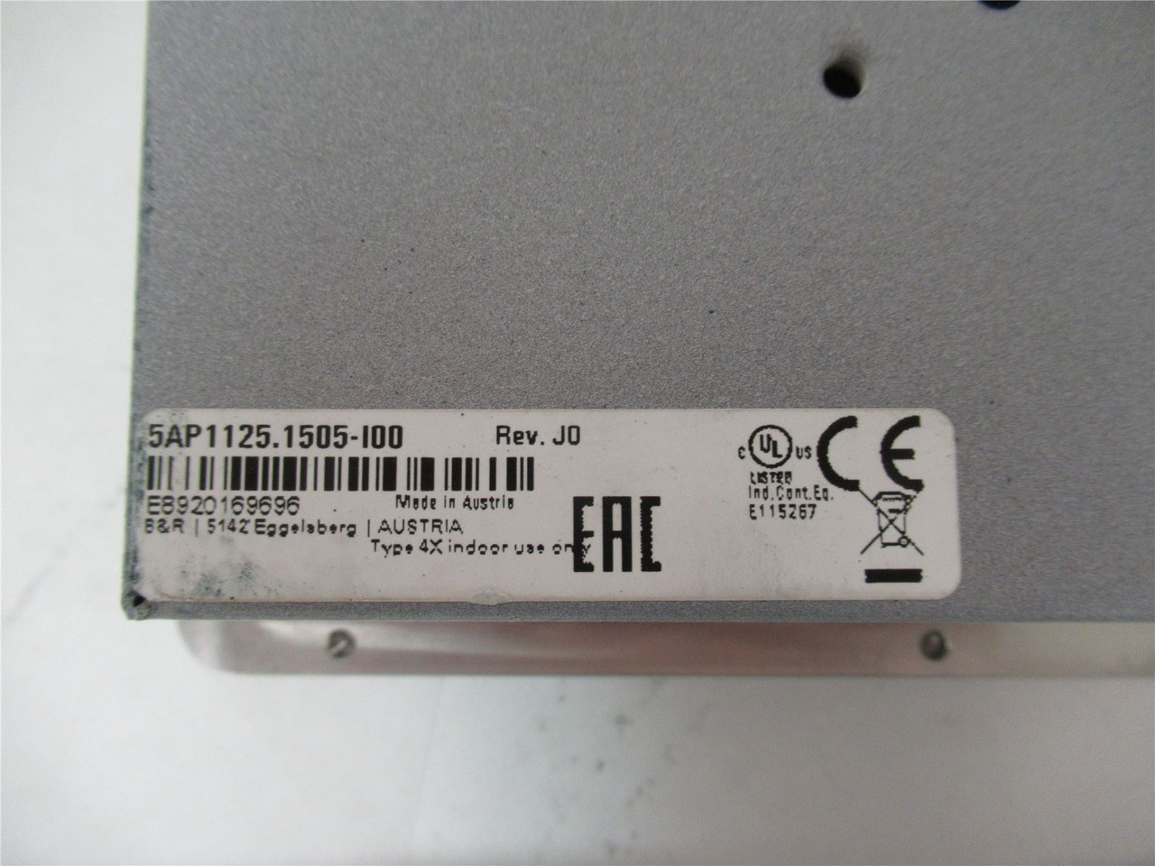 B+R Automation 5AP1125.1505.100; Touch Screen Panel & PC 2100