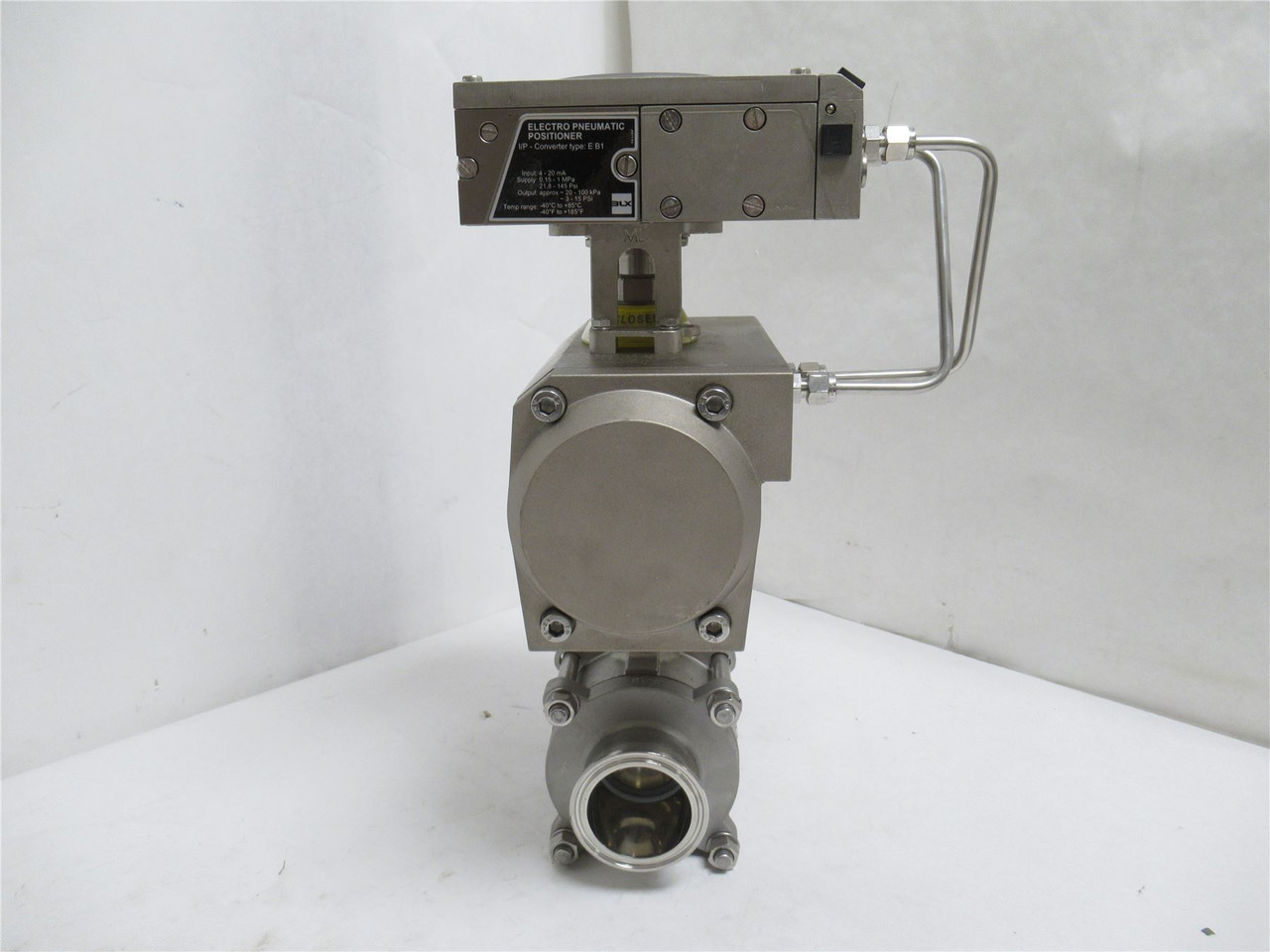 AVCS 625-1486; Actuated Sanitary Ball Valve; SS; 2" Clamp