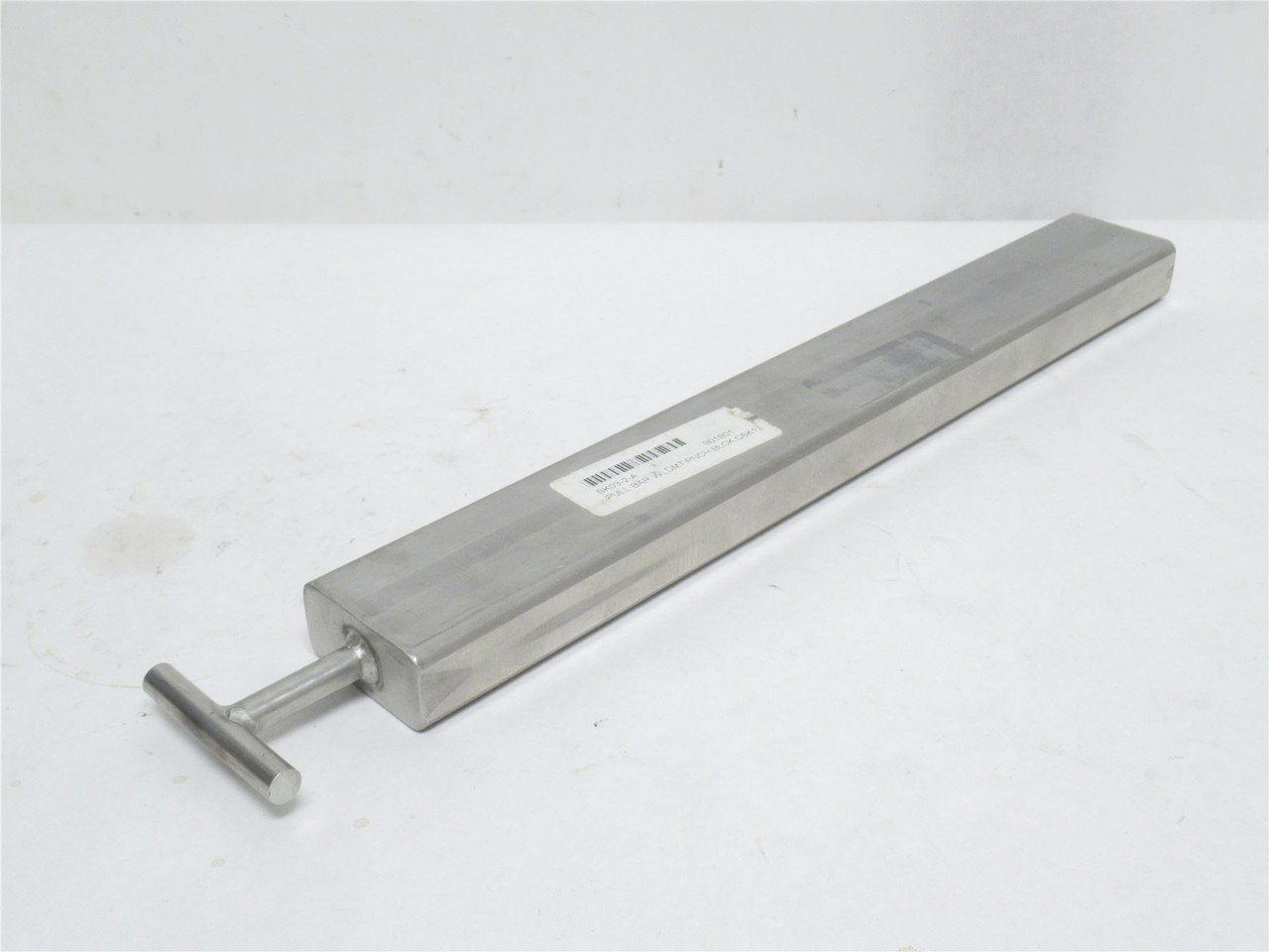 MFG- SK03-2-A; T-Handle Draw Bar Pinch Block SS; 15-1/8' long