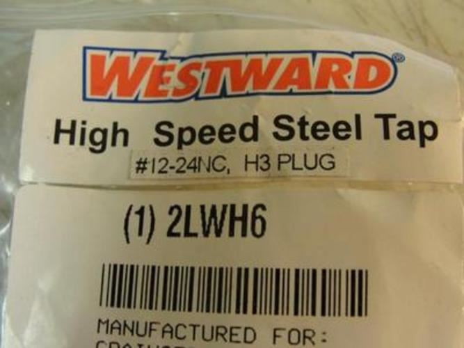 Westward 2LWH6; Hand Tap; #12-24NC; Plug