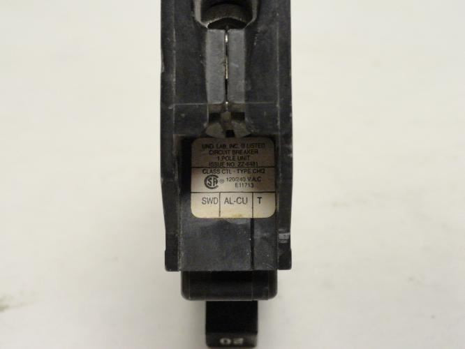 MFG- CHQ120; Circuit Breaker; 20A; 1P; 120/240V