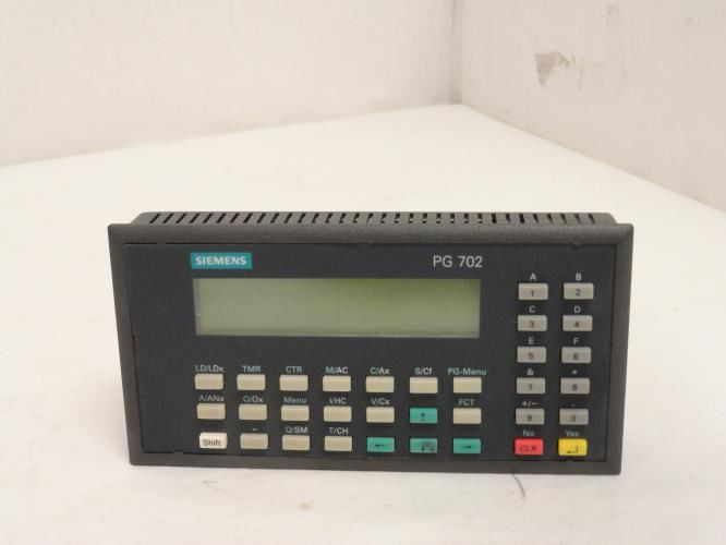 Siemens 6ES7702-0AA01-0YA0; Handheld Programmer; PG702; W/Cable