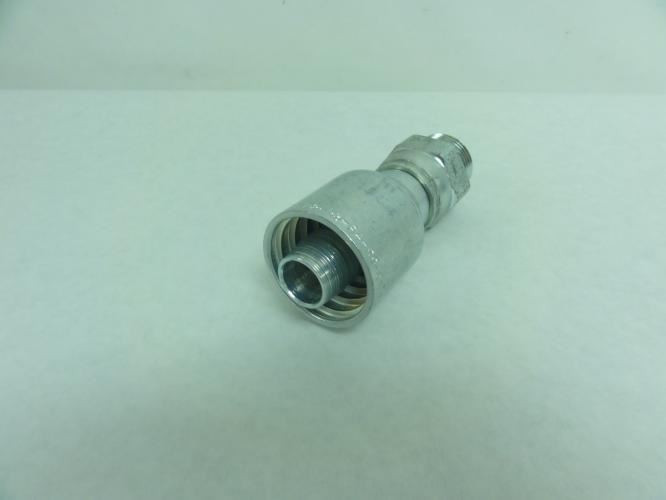 Parker 10G43-12-12; Crimp Fitting; 3/4" Hose ID; -12 Boss