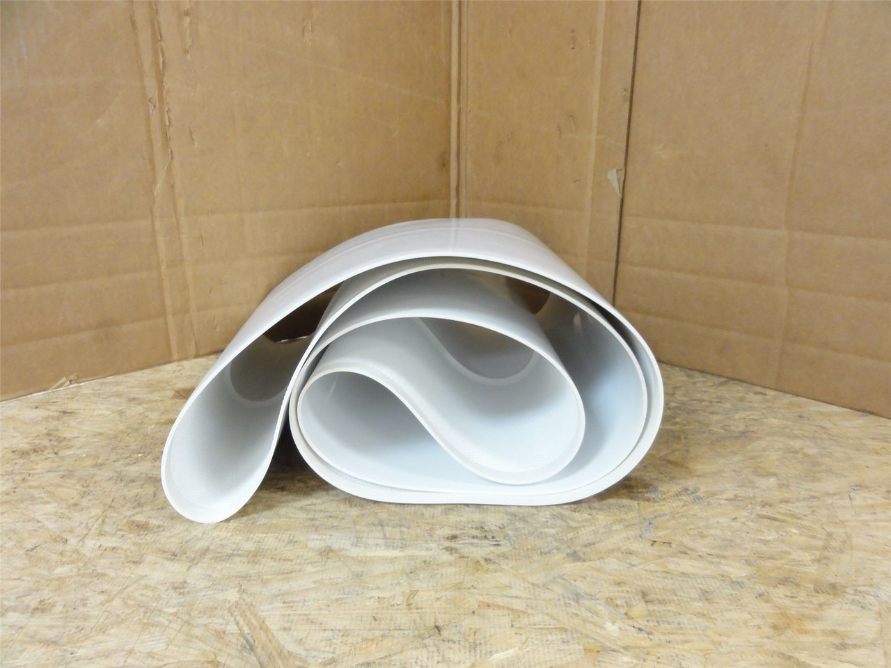 Marel 9756749; Guided Smooth Conveyor Belt 14" W x 36" Long