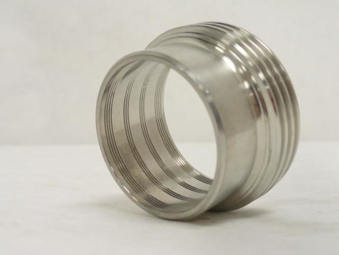 Industry-Std 13Y396; Threaded Long Ferrule; SS-T304; 1-1/2"