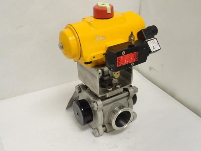 Igenix DIHLH9X-G10-02; Globe Valve w/ Actuator; 2" Size; 3-Way