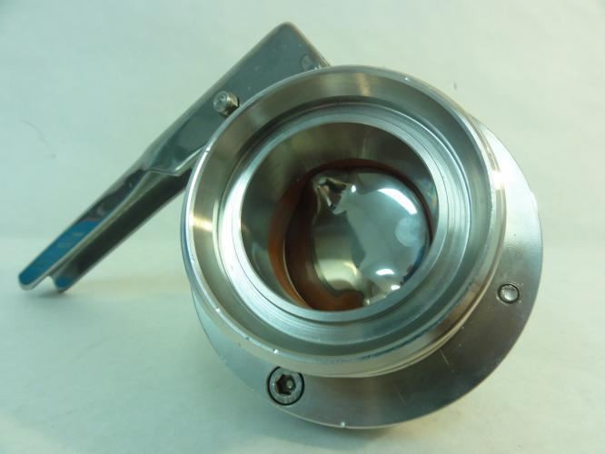 MFG- DZZ021; Butterfly Valve; SS; 2" Size DIN11851