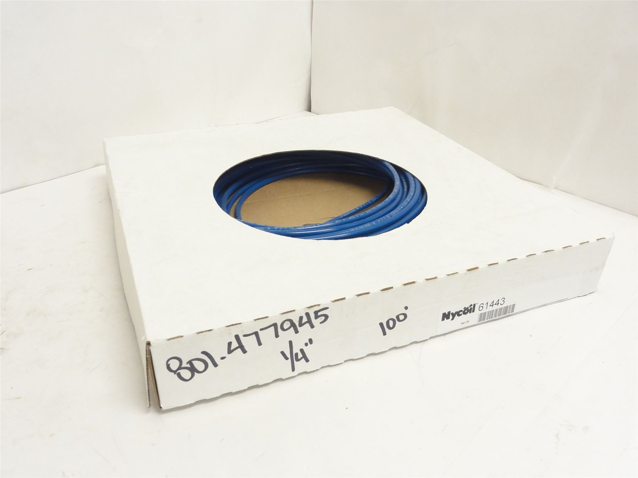 Nycoil 61443; Box-100'; Blue Nylon Tube; 1/4"OD x 0.35" Wall
