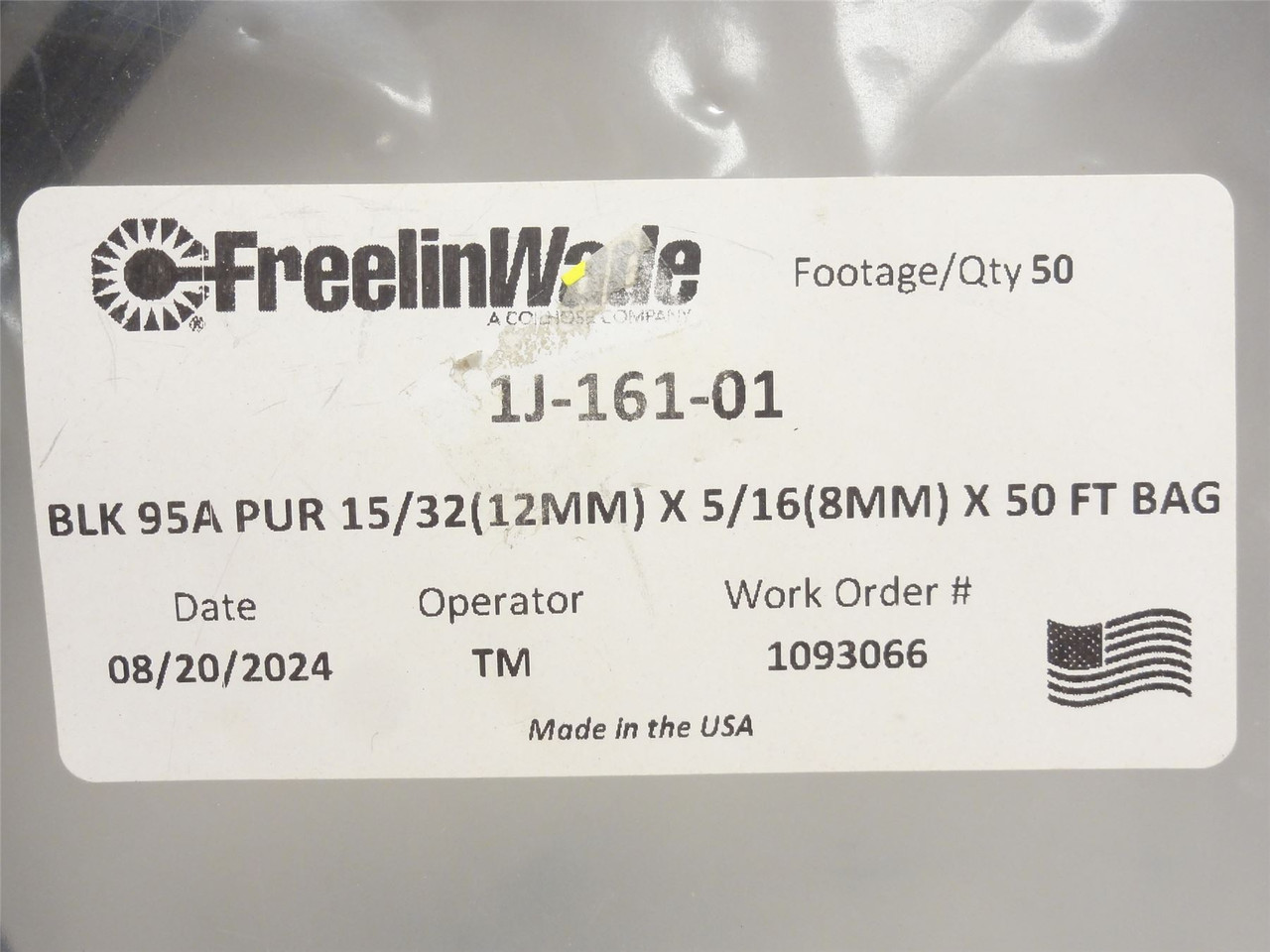 Freelin-Wade 1J-161-01; Poly Tubing 350ft; 5/16"ID; 15/32"OD