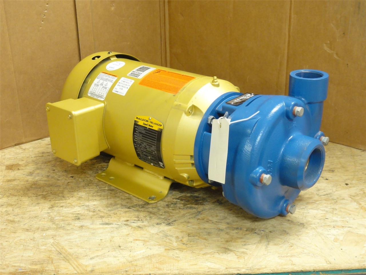 Goulds 3BF1J9C0; Centrifugal Pump; 2" In ; 1.5" Out; 5HP