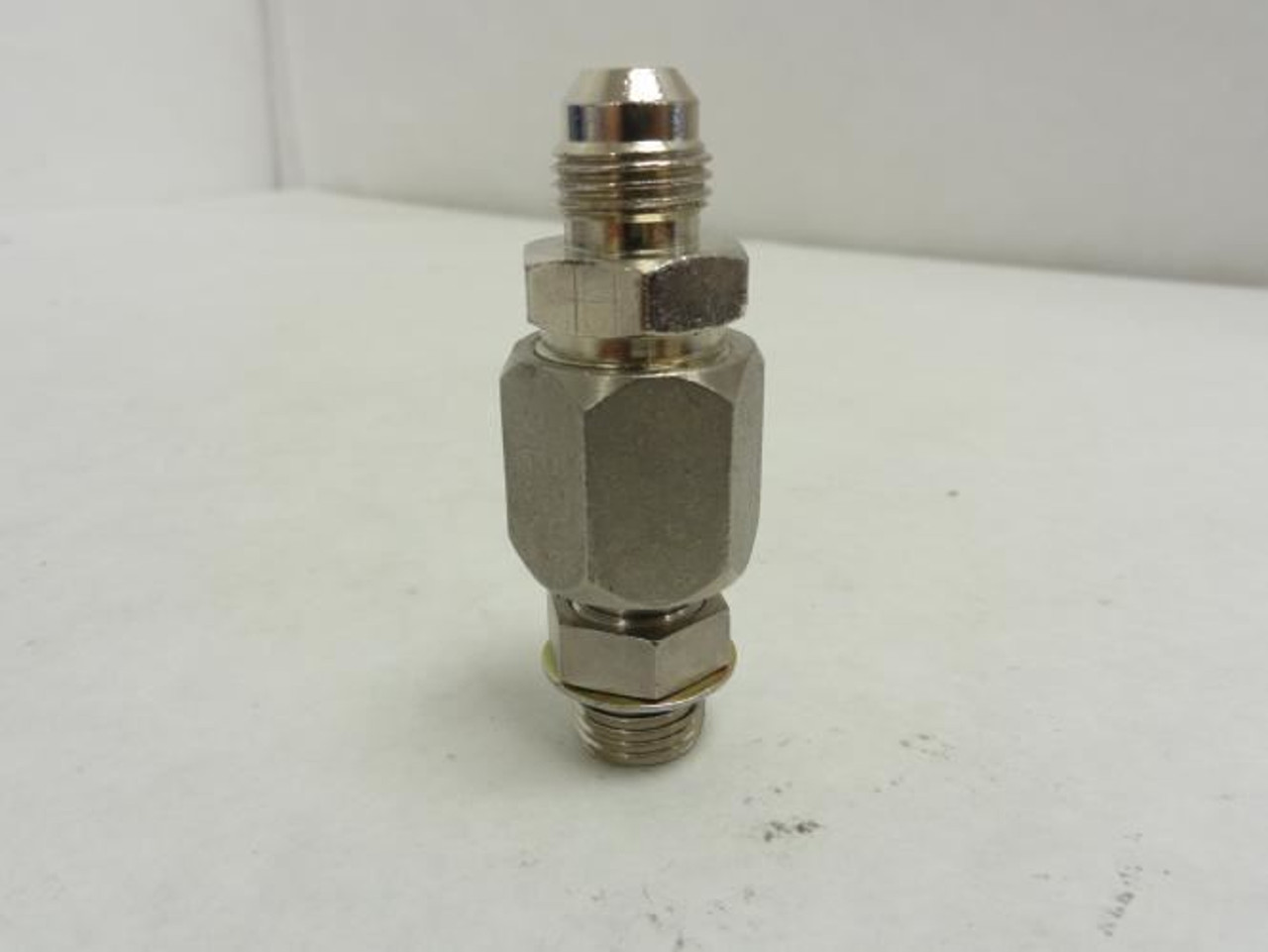 Swagelok MDL-UNK-90565, SS Hyd. Adapter, 3/8" Boss to 3/8" JIC