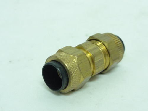 Parker 62P-6, Compression Connector, 3/8" Tube, Brass Parker 62P-6, Compression Connector, 3/8" Tube, Brass