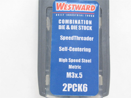 Westward 2PCK6; Die Stock; Integrated Die; M3X.5; Right Hand