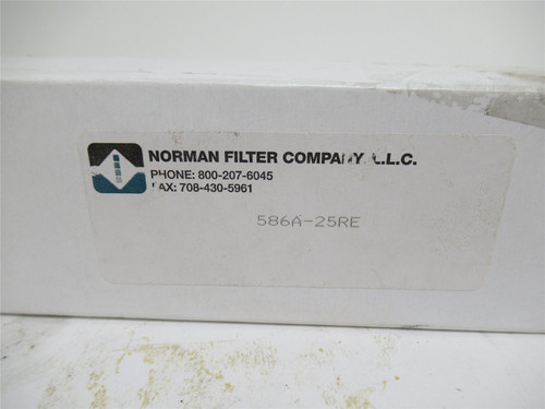 Norman Filter 586A-25RE; Air Filter 10204791; 3mmID x 48mmOD