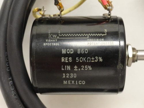 Vishay 860-11-503; Wired Linear Potentiometer; 50K Ohm