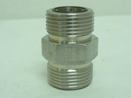 SSP 12 HLO-SS; Straight Tube Union; SS-316; Size: 3/4 ORFS