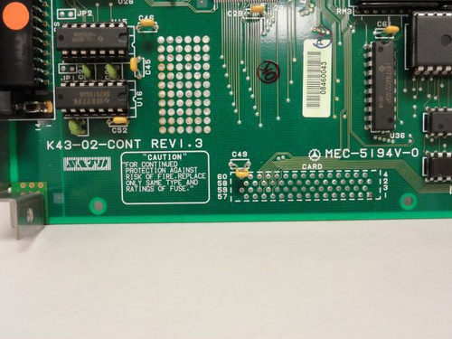 Sato MEC-5194V-0; Main Circuit/Service Board # RR1731100