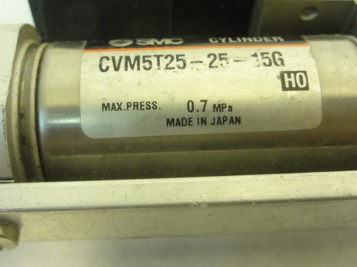 SMC CVM5T25-25-15G; Mounted Cylinder 25mm Bore; 25mm Stroke