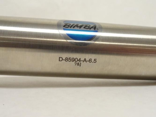 Bimba D-85904-A-6.5; Air Cylinder; SS; 1-1/2"ID x 6-1/2" Stk