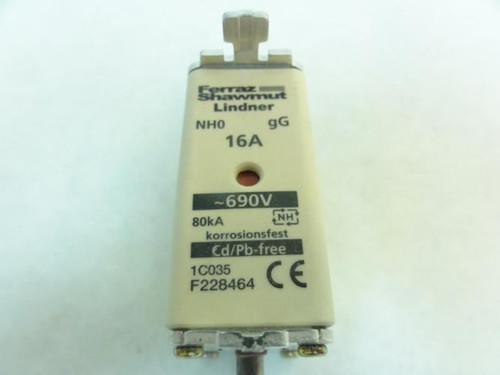 Ferraz F228464; Fuse; 16A; 690V