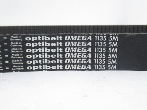 Optibelt 1135-5M-25; Omega Timing Belt 1135mm Long; 25mm Wide