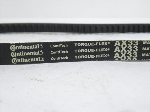 Continental AX33; V-Belt; 35" Long; 1/2" Wide; 5/16" Thick