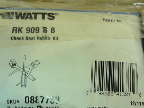 Watts 887733; Check Seat Repair Kit; RK 909 S 8