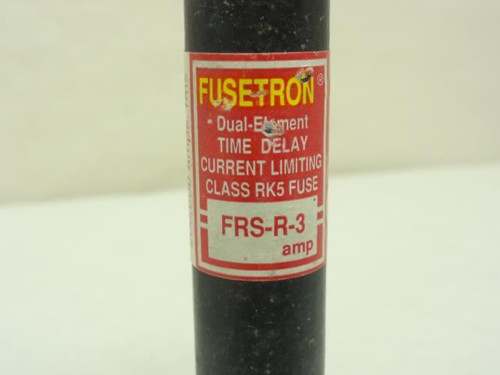 Bussmann FRS-R-3; Time Delay Fuse; 3A; 600VAC