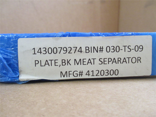 Marel 4120300; Lot-2 Separator Plate; 47-1/8" Long x 1-3/16" W