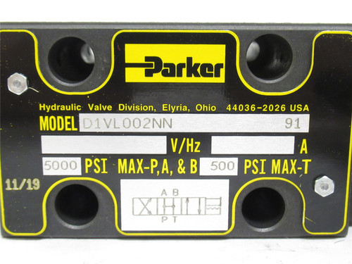 Parker D1VL002NN; Manual Directional Control Valve; 5000PSI
