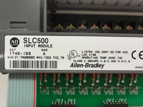 Allen-Bradley 1746-1B8; Input Module; 10-30VDC In