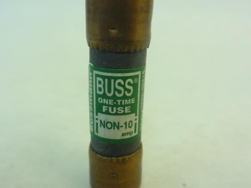 Bussmann NON-10; One-Time Fuse; 10A; 250V
