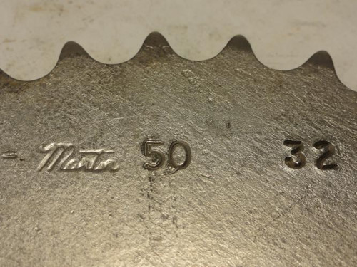 Martin 50A32-1-15/16; Sprocket # 50; 32T; 1-15/16"ID