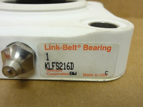 Link-Belt KLFS216D 1; Flange Bearing 1"ID 4-Bolt Mount