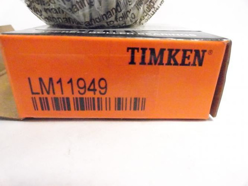 Timken LM11949; Bearing; 3/4"ID
